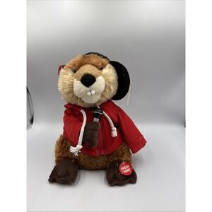 Song "Baby" By Justin Bieber Cuddle Barn 12" Plush Beaver - Animated And Sings